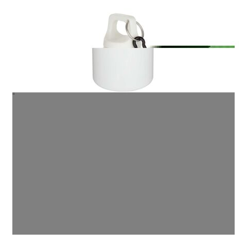 Botella de 750&nbsp;ml con mosquetón en color liso de plástico reciclado con certificado RCS "Oregon" Estándar | Blanco | sin montaje de publicidad | no disponible | no disponible