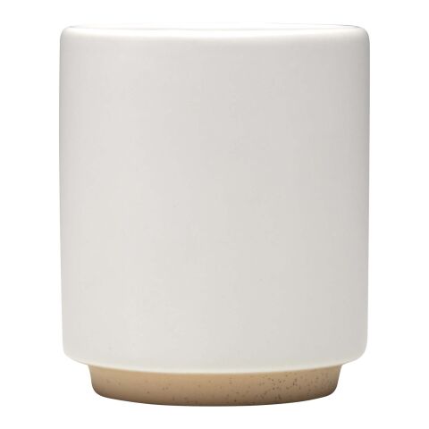 Taza de cerámica apilable Camilla de 180 ml con acabado mate blanco