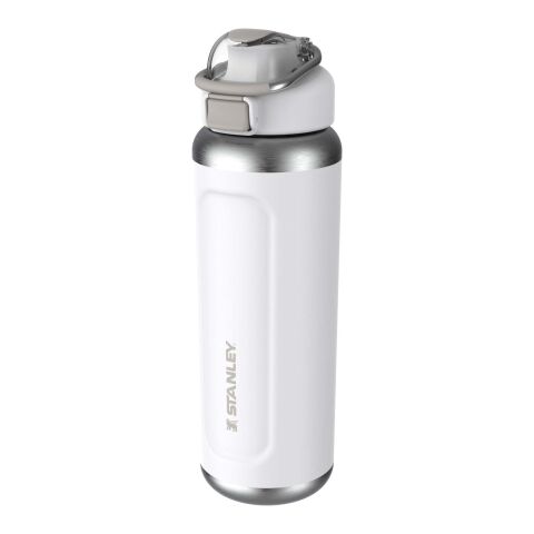 Stanley Classic Wellspring Botella de agua aislada de acero inoxidable reciclado de 710 ml Estándar | Blanco | sin montaje de publicidad | no disponible | no disponible