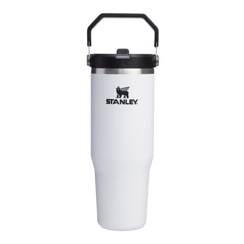 Stanley IceFlow™ 2.0 Vaso aislado de acero inoxidable de 890 ml con pajita abatible blanco