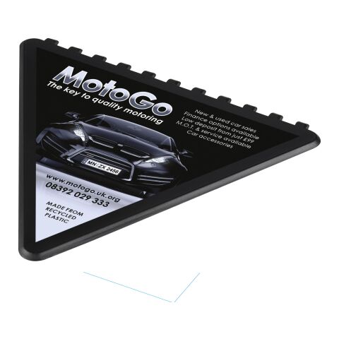 Rascador de hielo triangular "Frosty 2.0" Negro intenso | sin montaje de publicidad | no disponible | no disponible