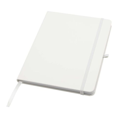 Libreta de tapa dura A5 de material reciclado con páginas rayadas &quot;Teak&quot; Estándar | blanco | sin montaje de publicidad | no disponible | no disponible