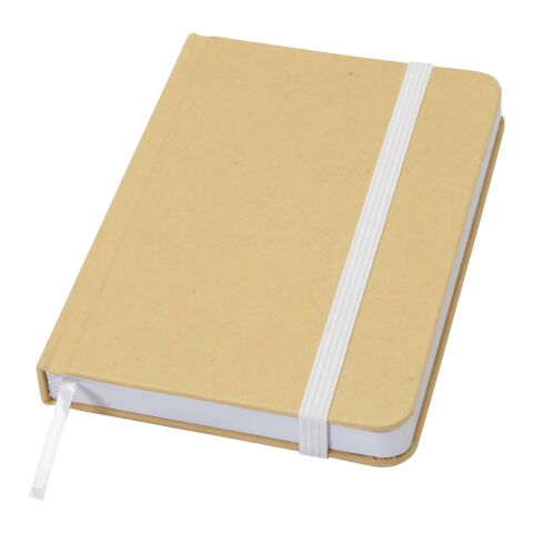 Libreta de tapa dura A6 de material reciclado con páginas lisas &quot;Reed&quot; Estándar | blanco | sin montaje de publicidad | no disponible | no disponible