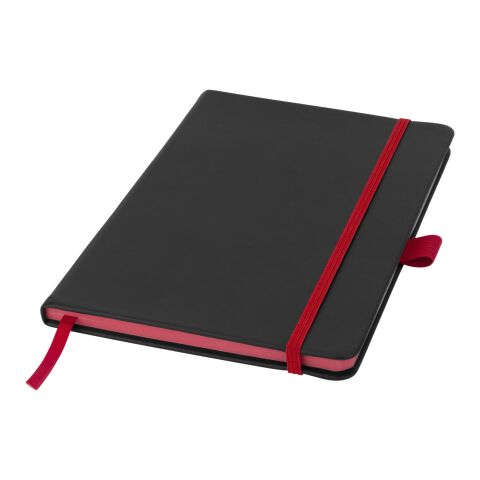 Libreta A5 &quot;Color Edge&quot; Estándar | Negro intenso-Rojo | sin montaje de publicidad | no disponible | no disponible