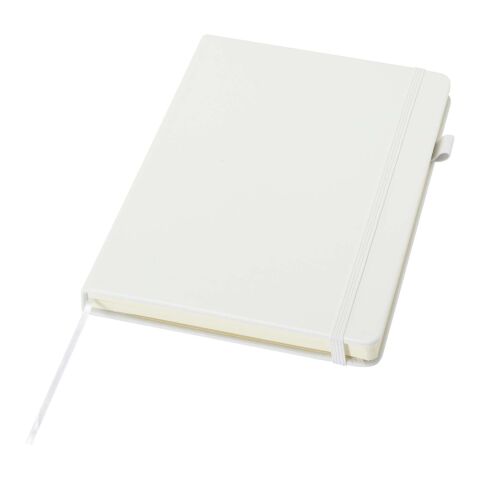 Cuaderno Liss de tapa dura de plástico reciclado, tamaño A5 blanco