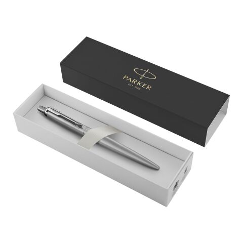 Bolígrafo "Jotter XL Monochrome" Estándar | Gris acero inoxidable | sin montaje de publicidad | no disponible | no disponible