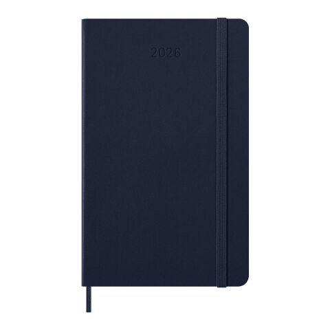 Agenda diaria de 12 meses con tapa dura &quot;Moleskine&quot; Estándar | Azul zafiro | sin montaje de publicidad | no disponible | no disponible