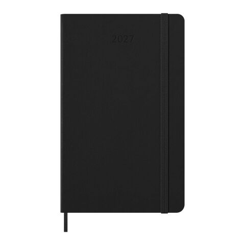 Agenda diaria de 12 meses con tapa dura "Moleskine" Estándar | Negro intenso | sin montaje de publicidad | no disponible | no disponible