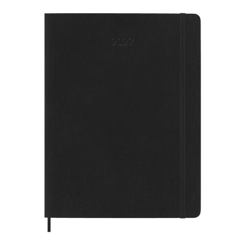 Libreta XL con tapa blanda de 12 meses "Moleskine" Estándar | Negro intenso | sin montaje de publicidad | no disponible | no disponible