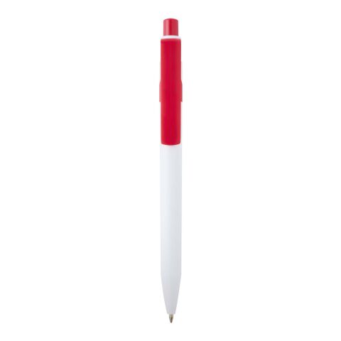 Bolígrafo de plástico reciclado "Unica" (tinta azul) Rojo