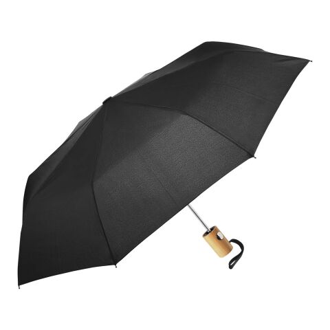 Paraguas plegable "Citizen Green Rainfall" Negro intenso | no disponible | sin montaje de publicidad | no disponible | no disponible
