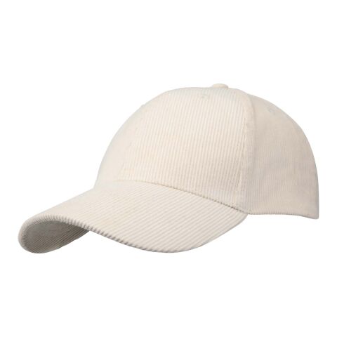 Gorra de 6 paneles de pana reciclada "Hutton" Sandstone | sin montaje de publicidad | no disponible | no disponible