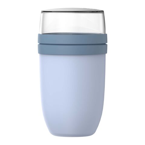 Fiambrera con aislamiento de 750+300&nbsp;ml "Mepal Ellipse" Estándar | Azul | sin montaje de publicidad | no disponible | no disponible