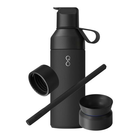 Set de regalo 3 en 1 de 500&nbsp;ml "Ocean Bottle" Estándar | Obsidian Black | sin montaje de publicidad | no disponible | no disponible