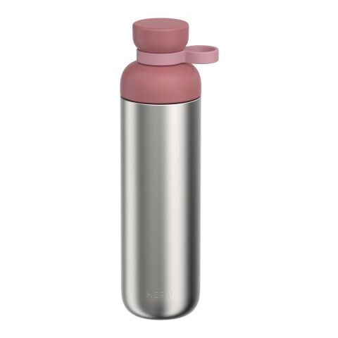 Botella de agua Mepal Vita de 900 ml, de acero inoxidable reciclado Rosa