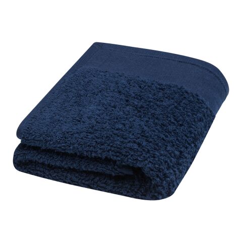 Toalla de baño de 30 x 50&nbsp;cm de algodón de 550&nbsp;g/m² "Chloe" Azul marino | sin montaje de publicidad | no disponible | no disponible | no disponible