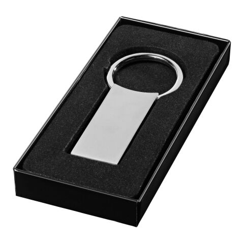 Llavero rectangular Estándar | Plateado | sin montaje de publicidad | no disponible | no disponible | no disponible
