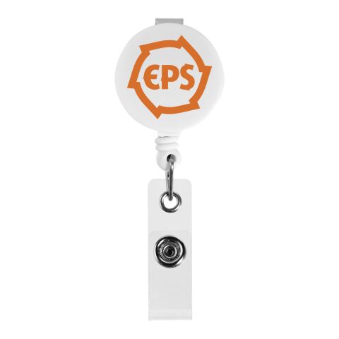 Llavero extensible Lech Estándar | blanco | sin montaje de publicidad | no disponible | no disponible | no disponible