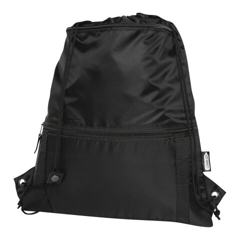 Bolsa con cordón aislada y reciclada de 9L "Adventure" Estándar | Negro intenso | sin montaje de publicidad | no disponible | no disponible | no disponible