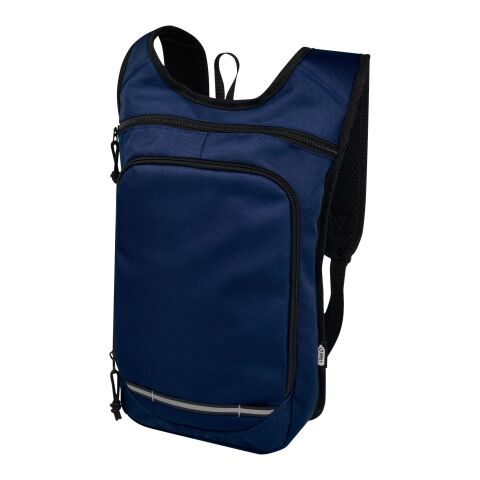 Mochila de exterior GRS RPET de 6,5 L &quot;Trails&quot; Estándar | Azul profundo | sin montaje de publicidad | no disponible | no disponible | no disponible