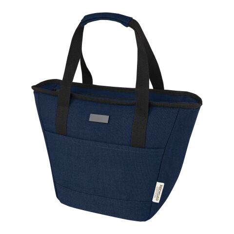 Bolsa isotérmica de 6 L para almuerzo y 9 latas de lona reciclada GRS &quot;Joey&quot; Estándar | Azul profundo | sin montaje de publicidad | no disponible | no disponible | no disponible