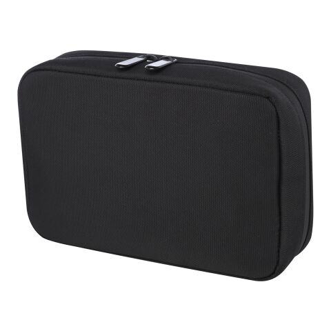 Bolsa organizadora de material reciclado GRS &quot;Rise&quot; Estándar | Negro | sin montaje de publicidad | no disponible | no disponible | no disponible