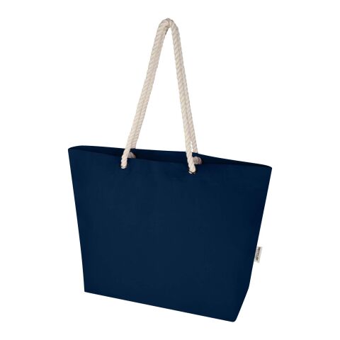 Bolsa Tote de playa de material reciclado GRS de 270 g/m² "Florida" Azul marino