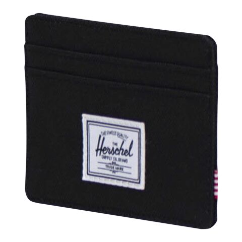 Tarjetero RFID reciclado "Herschel Charlie" Estándar | Negro intenso | sin montaje de publicidad | no disponible | no disponible | no disponible