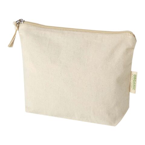 Bolsa de aseo pequeña de 1&nbsp;l algodón orgánico OCS de 180&nbsp;g/m² "Odisha" Natural