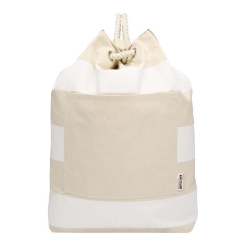 Bolsa de lona marinera Florida de 270 g/m² con certificación GRS, 15 l blanco