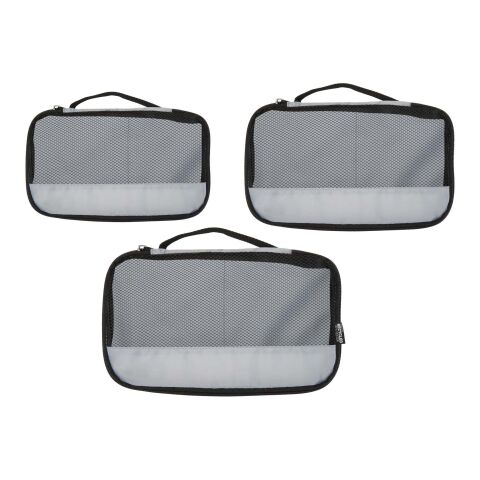 Cubos de viaje reciclados Jet GRS - juego de 3 Gris