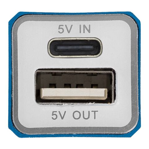 Batería externa 2200 mAh de aluminio &quot;Volt&quot; Estándar | Azul real | sin montaje de publicidad | no disponible | no disponible