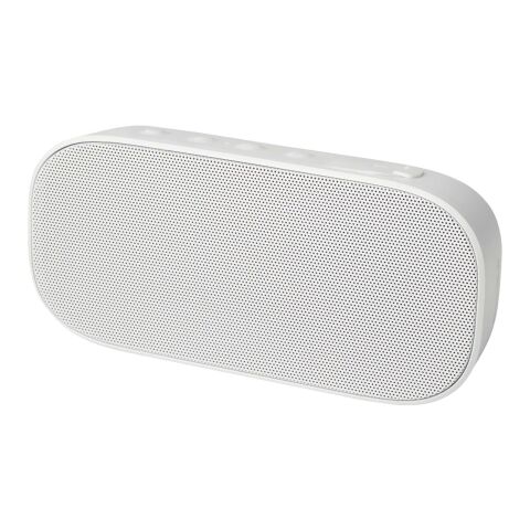 Altavoz Bluetooth® IPX5 de plástico reciclado de 5 W &quot;Stark 2.0&quot; Estándar | blanco | sin montaje de publicidad | no disponible | no disponible