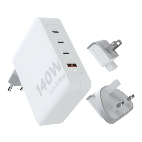 Cargador de viaje de 140 W con cable USB-C PD de 240 W &quot;Xtorm XVC2140 GaN Ultra&quot; Estándar | Blanco | sin montaje de publicidad | no disponible | no disponible