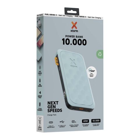 Batería externa de 10&nbsp;000&nbsp;mAh y 20&nbsp;W "Xtorm FS510 Fuel Series" Azul aqua