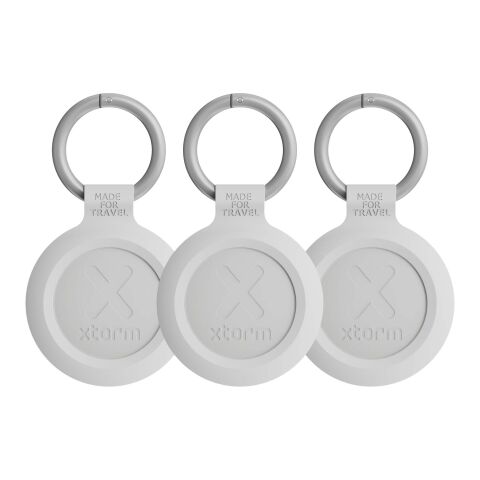 Paquete de 3 etiquetas de viaje resistentes al agua "Xtorm XTAG2A" Estándar | Melange Blanco Ceniza | sin montaje de publicidad | no disponible | no disponible