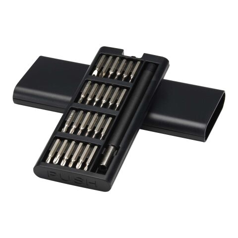 Juego de herramientas de precisión de plástico reciclado Orvix Negro