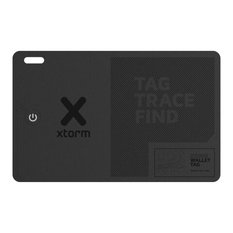 Etiqueta de seguimiento impermeable WalletTag de Xtorm Negro intenso