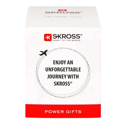 Adaptador universal SKROSS® PRO Light USB AC30PD blanco