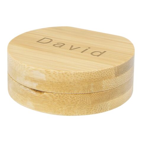 Espejo de bolsillo de bambú &quot;Afrodit&quot; Estándar | Natural | sin montaje de publicidad | no disponible | no disponible