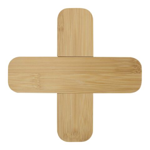 Salvamanteles de bambú grande &quot;Croc&quot; Estándar | Natural | sin montaje de publicidad | no disponible | no disponible