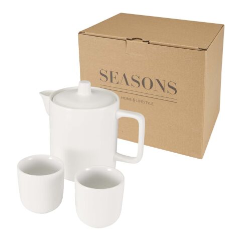 Juego de tetera y tazas "Suki" Estándar | Blanco | sin montaje de publicidad | no disponible | no disponible