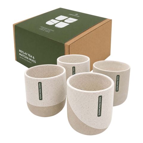 Juego de tazas para té y matcha Reclay de 350 ml de Originalhome blanco