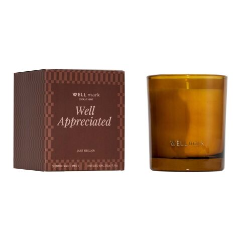 Vela perfumada Wellmark Quiet Rebellion de 210 g Granate