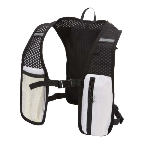 Chaleco de running de material reciclado con certificado GRS y mochila de hidratación de 5 L &quot;Nomad&quot; Estándar | Sandstone | sin montaje de publicidad | no disponible | no disponible | no disponible