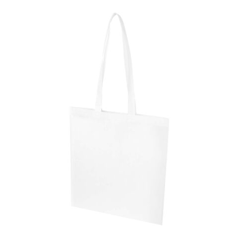 Bolsa Tote de 6 l para convenciones de material no tejido reciclado con certificado GRS &quot;EcoSeal&quot; Estándar | Blanco | sin montaje de publicidad | no disponible | no disponible | no disponible