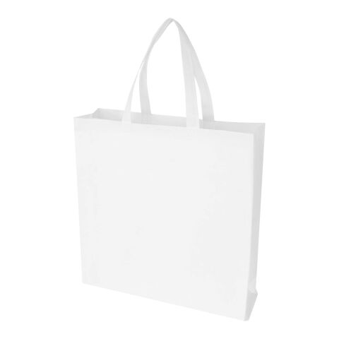 Bolsa Tote de 12 L con refuerzo de material no tejido reciclado con certificado GRS &quot;EcoSeal&quot; Estándar | Blanco | sin montaje de publicidad | no disponible | no disponible | no disponible