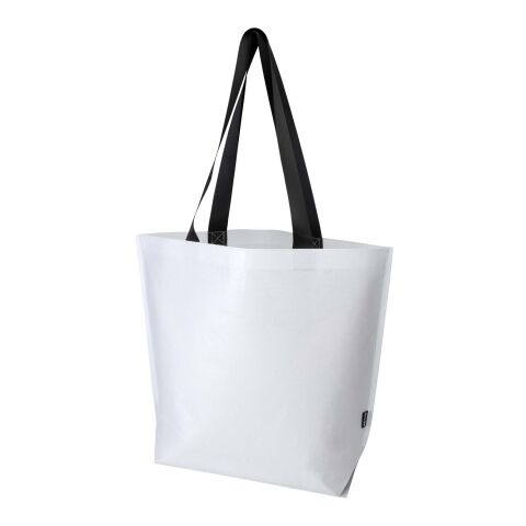 Bolsa Tote gran tamaño de 30l de material reciclado GRS con doble laminado "Duo" Estándar | Blanco | sin montaje de publicidad | no disponible | no disponible