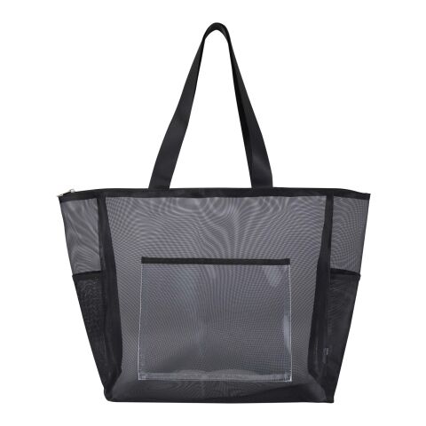 Bolsa Tote reciclada con certificado GRS de 23L "Mesh" Negro intenso