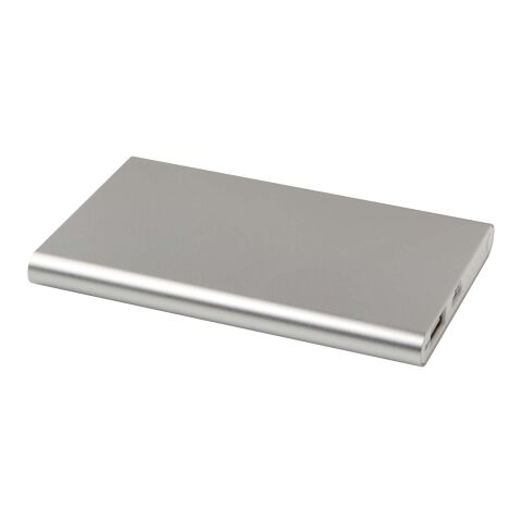 Batería externa de aluminio 4000&nbsp;mAh "Pep" Estándar | Plata | sin montaje de publicidad | no disponible | no disponible
